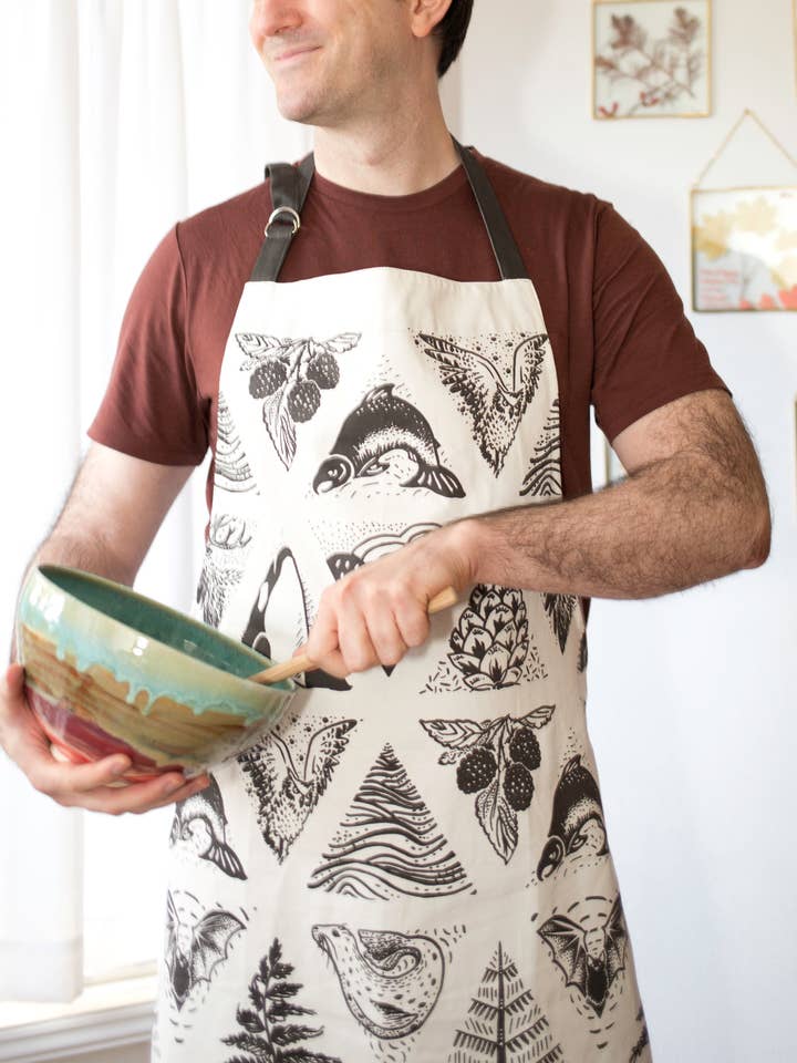 "Pacific Northwest" Apron for wholesale by Chroma Rex