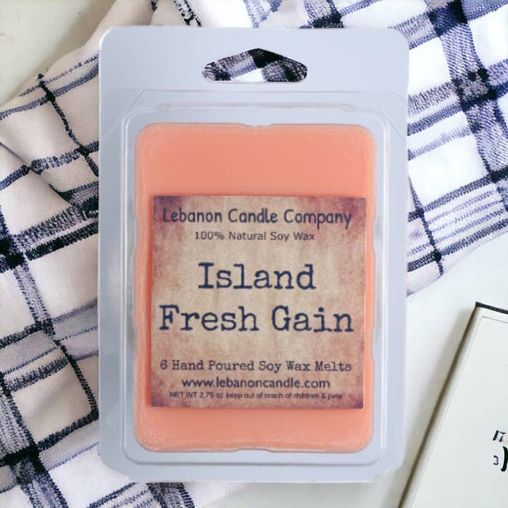 Lebanon Candle Company - Wholesale Wax Melt - Island Fresh Gain Wax Melt