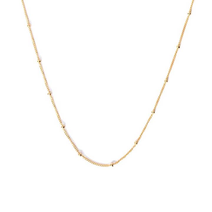 Gold Satelliten Shorty Halskette für den Großhandel von Danae