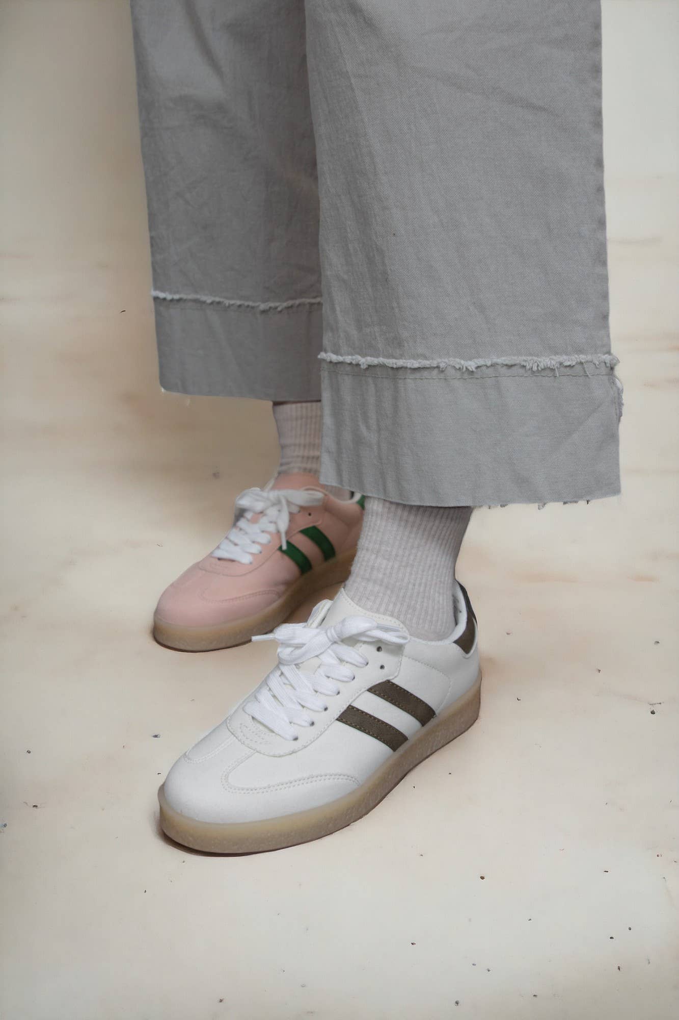 CCOCCI – Engroshandel Lifestyle sneaker - Dame – UGETILBUD CHRISTI DOBBELT STRIBET DESIGN SNEAKERS17