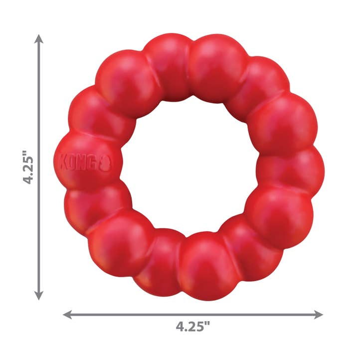 Pet Palette Distribution - Wholesale Pet Chew Toy - Dog - KONG® Ring Dog Chew Toy Medium/Large