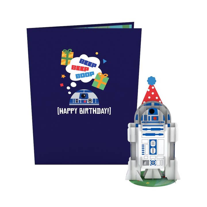 Lovepop Cards - Wholesale Birthday Card - Star Wars™ R2-D2™ Birthday Card with Pop-Up Gift