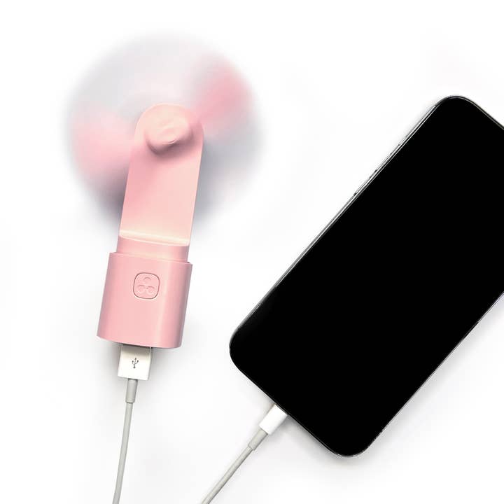Tech Candy - Wholesale Portable Charger - EASY BREEZY PORTABLE FAN + POWER BANK
