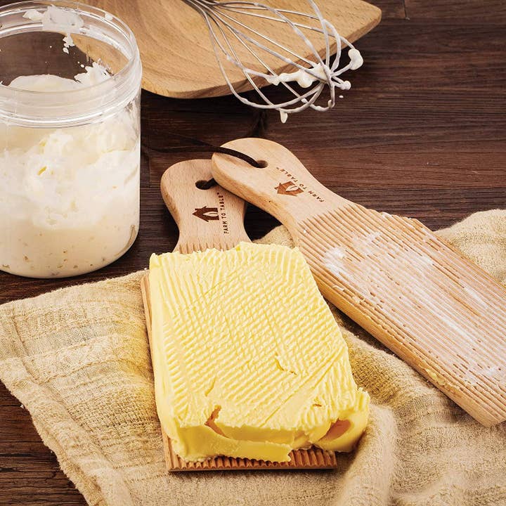 Fox Run Brands - Wholesale Kitchen Tool/Gadget - Farm to Table Natural Wood Butter Paddles, Set of 2, 9"