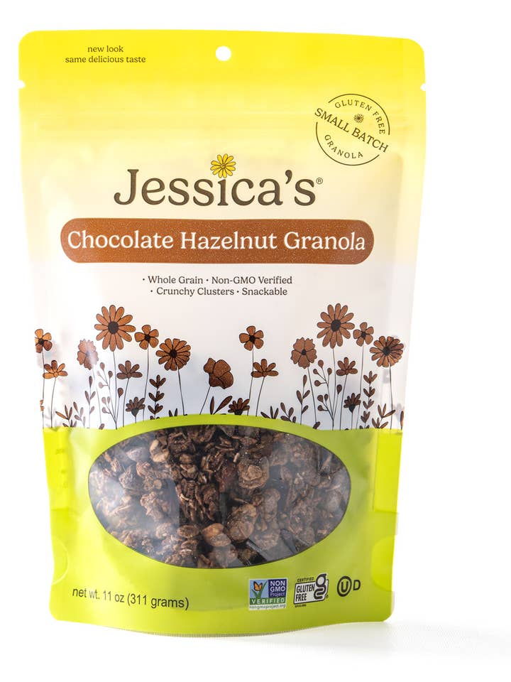 Chocolate Hazelnut Granola - 11 oz for wholesale by Jessica's Natural Foods