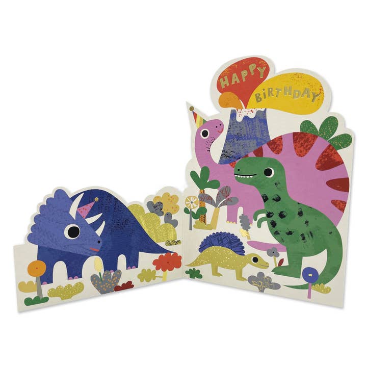 Raspberry Blossom – wholesale Birthday card – Happy Birthday - Have a dino-mite day (FAN10)1