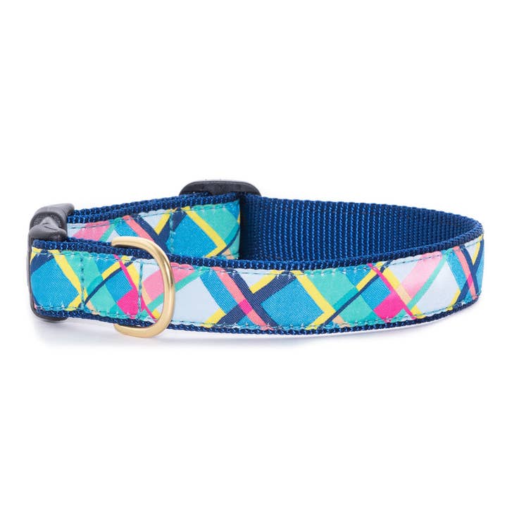 Best in Plaid Dog Collar for wholesale by Up Country, Inc.
