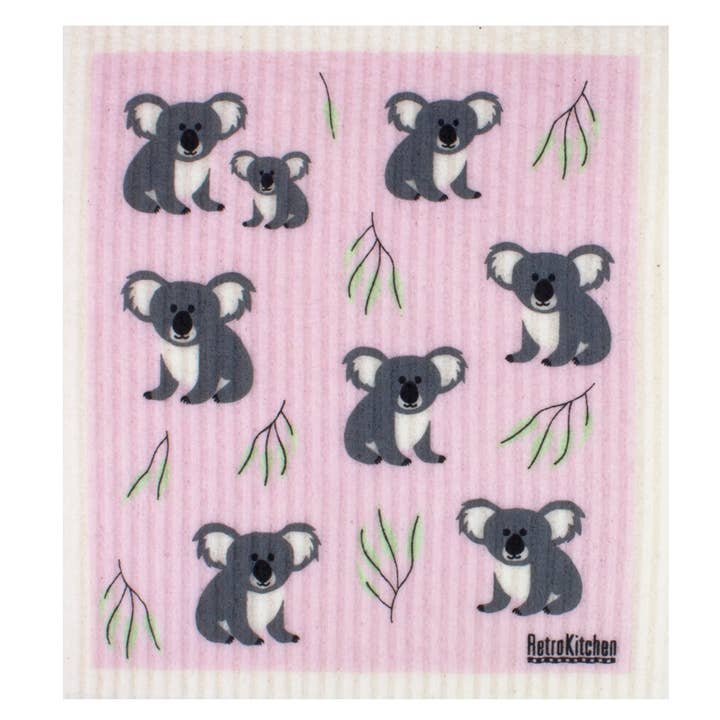 Urban Greens - Wholesale Dishcloth - Sponge Cloth - Koalas