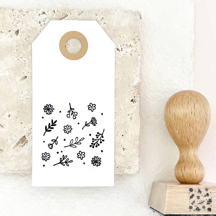 Der kleine Sperling - Wholesale Rubber/Decorative Stamp - Stamp Sample Stamp Little Flower | DIY Wood Stamp Background Stamp Flowers4