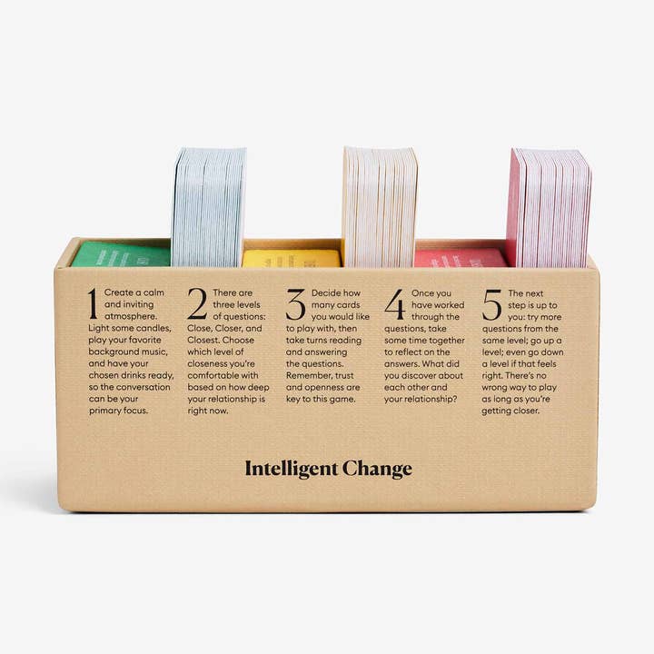 Intelligent Change - Wholesale Card Game - Get Closer Family Edition - Bonding Question Card Game5
