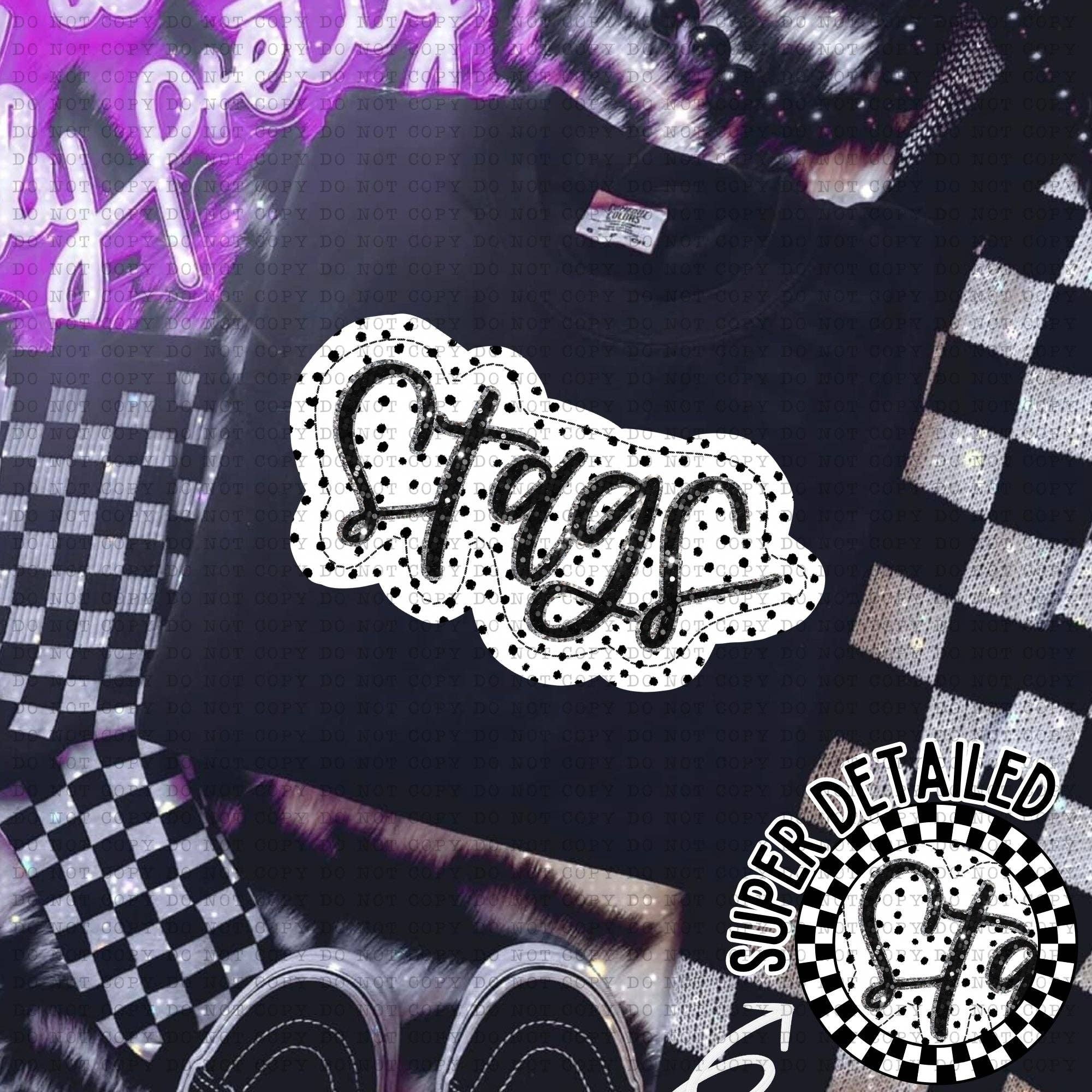 Simple Tymes – Engroshandel Sublimationstryk – Dotted Applique Teams DTF-print60