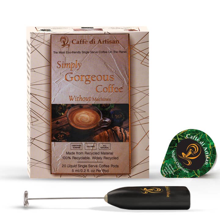 Nilgiris Organique: Machine-Free Liquid Coffee Single-Serve for wholesale by Caffè di Artisan