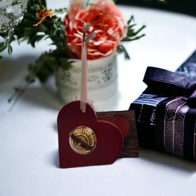 New England Bells - Wholesale Bell - Heart Keepsake Bell with White Ribbon3