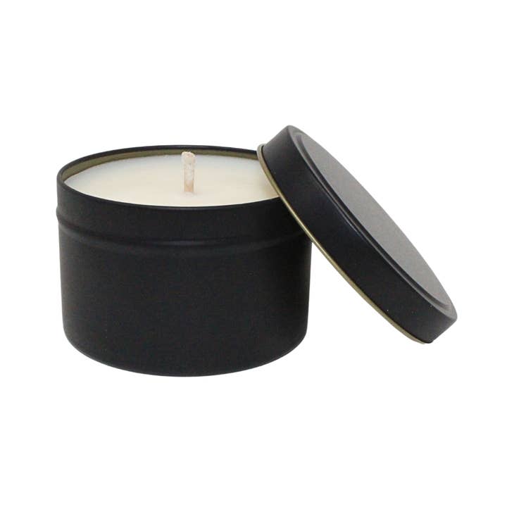 NV Candles - Wholesale Travel Candles - Lime Citronella - 7oz Black Tin2