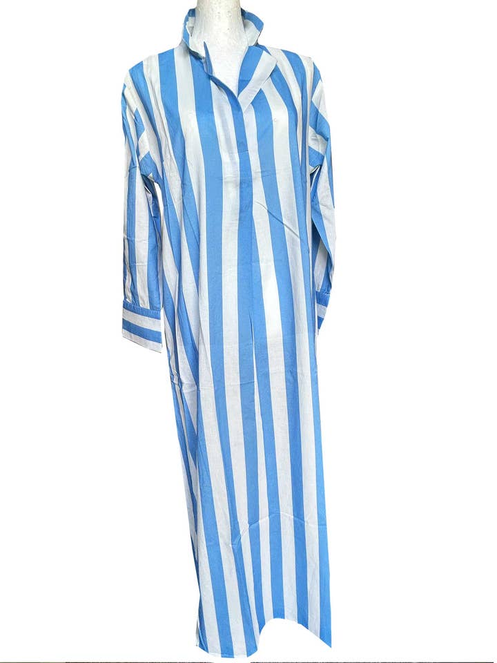 Brige Kaftan Dress - Periwinkle for wholesale by Rosehip Design