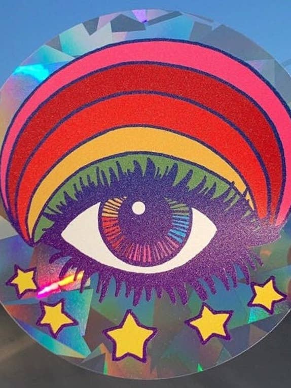 Rainbow Eye Suncatcher Sun Catcher for wholesale by Astral Weekend
