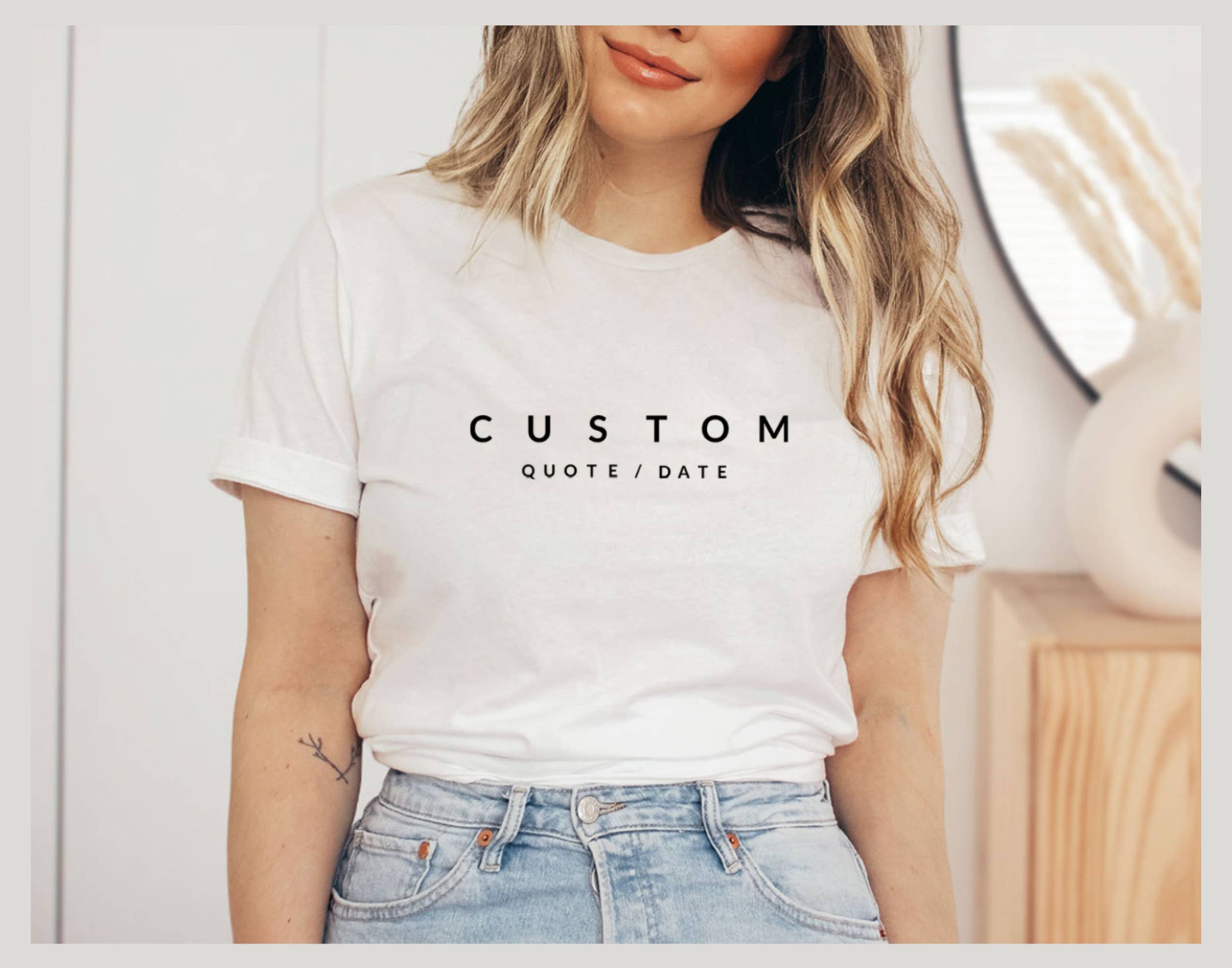 Purchase Wholesale custom tee. Free Returns Net 60 Terms on Faire