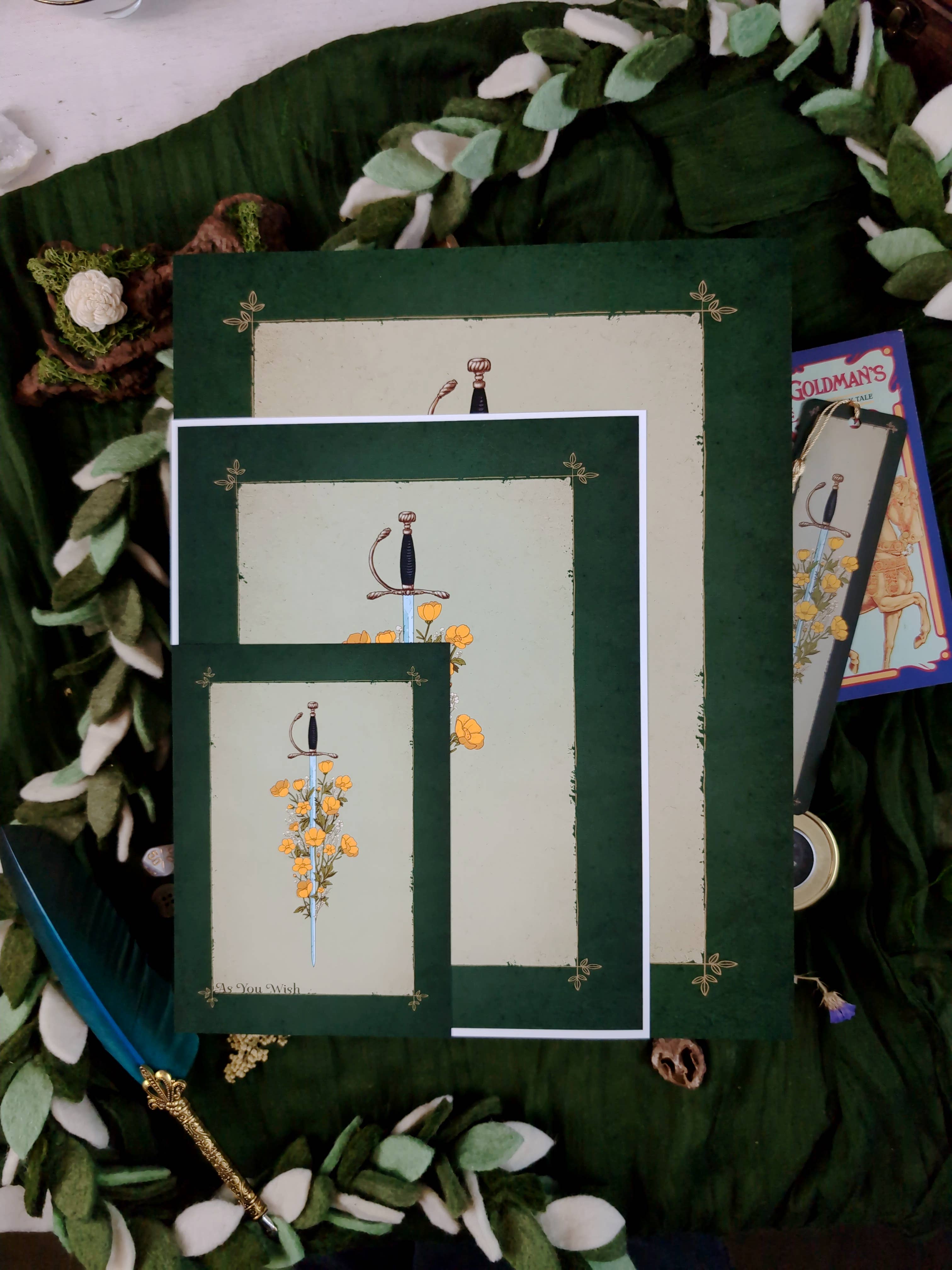 Kat the Goblin - Wholesale Art Print - Princess Bride Sword - Print1