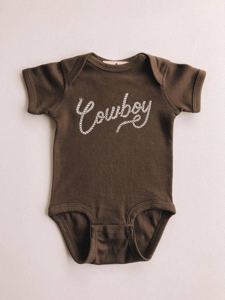 Daffodilly - Wholesale Bodysuit (Non-Footed) - Baby - cowboy onesie