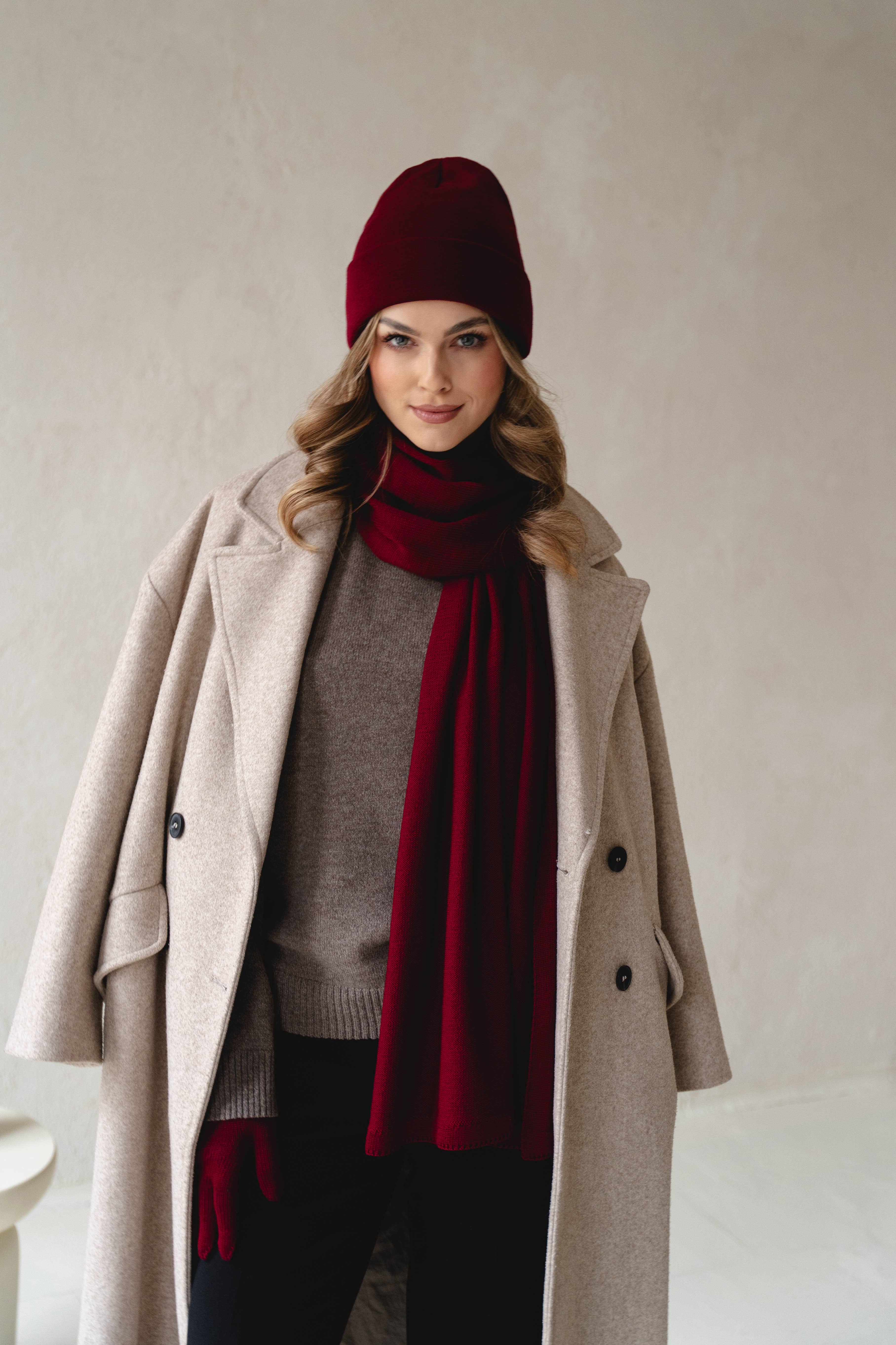 Ander - Vente Bonnet – femme - Bonnet classique NAOMI 100 % laine mérinos TOP SELLER13