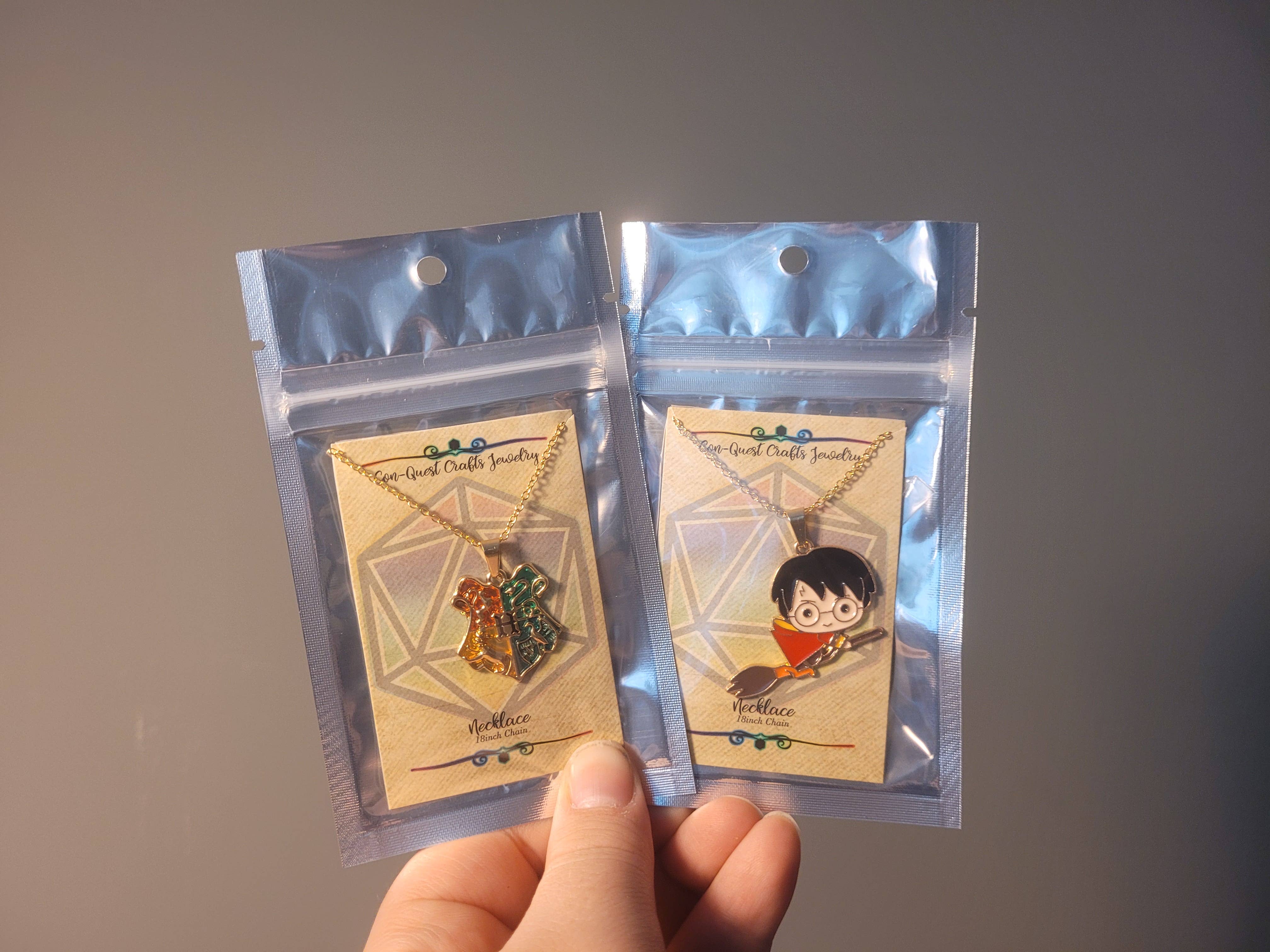 Con-Quest Crafts - Wholesale Jewelry Set - Harry Potter inspired Earrings, Necklaces & Zipper Pulls8