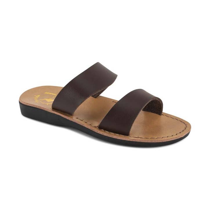 Aviv - Vegan Leather Sandal | Brown for wholesale by Jerusalem Sandals