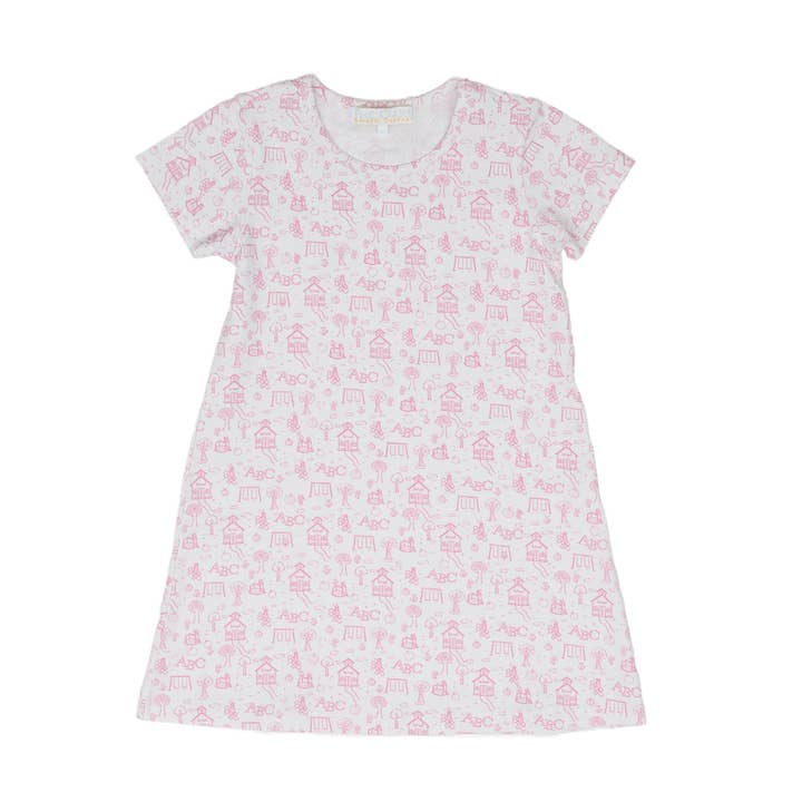 Mary Chase Pink Playground Dress for wholesale by The Oaks Apparel Company
