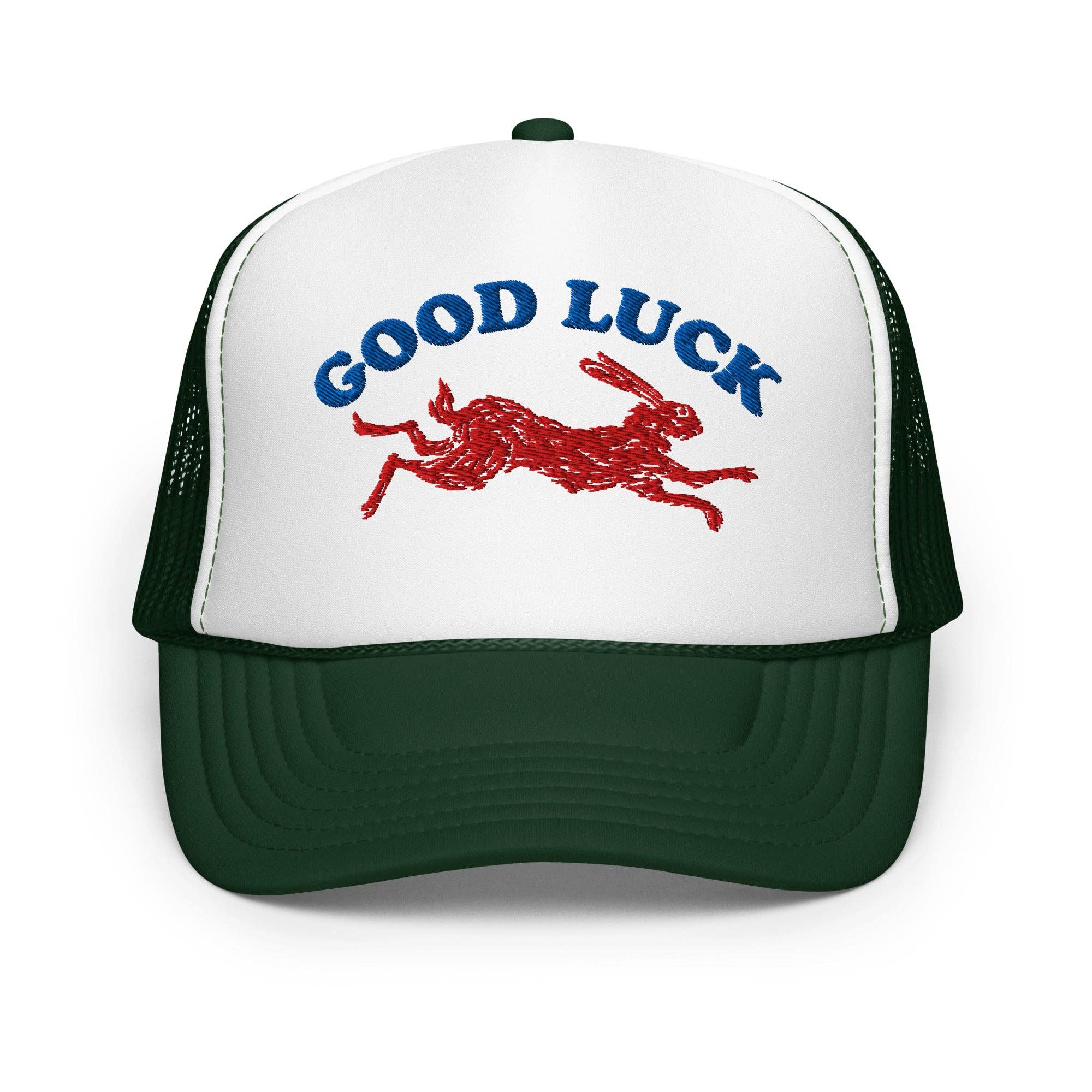 KILLER RETRO - Wholesale Trucker Hat - Unisex - Good Luck Embroidered Foam Trucker Hat4