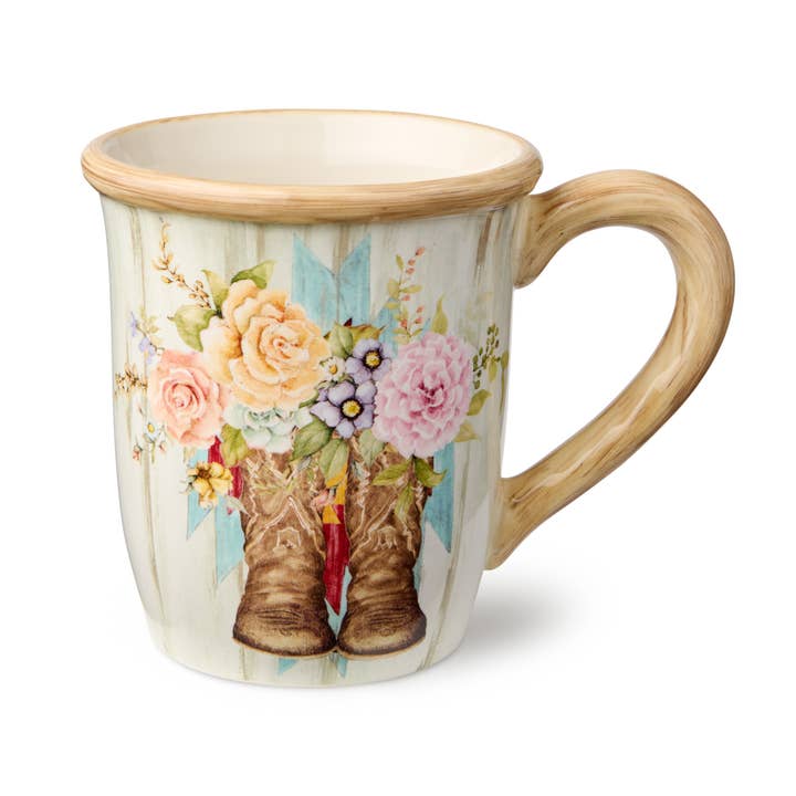 Certified International - Wholesale Coffee Mug - Rosewood Ranch Mug 14 oz. 4 asst. 14 oz