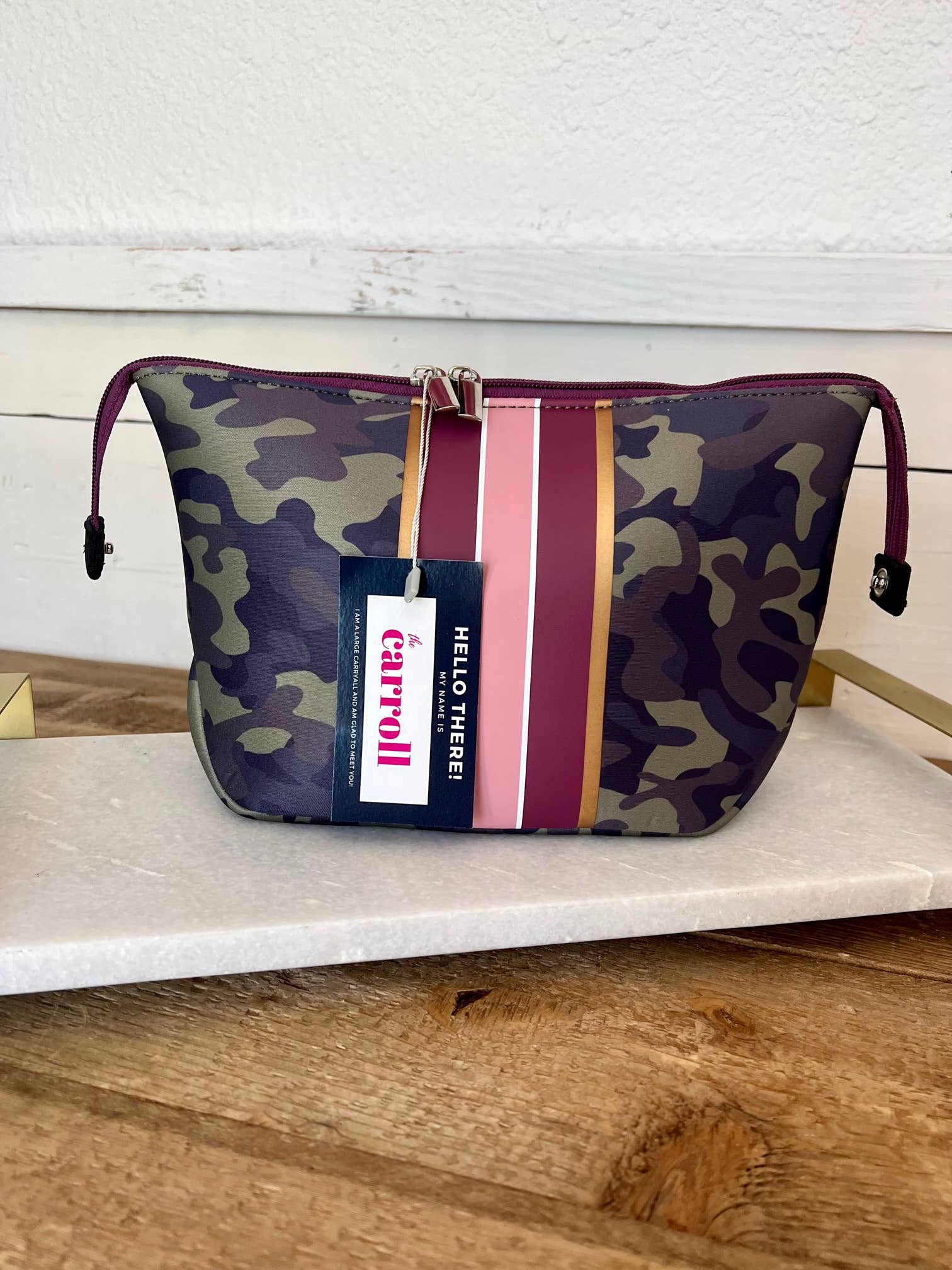 TAYLOR GRAY - Wholesale Makeup/Cosmetic Bag - The Carroll Large Neoprene Makeup Bag| shoptaylorgray0