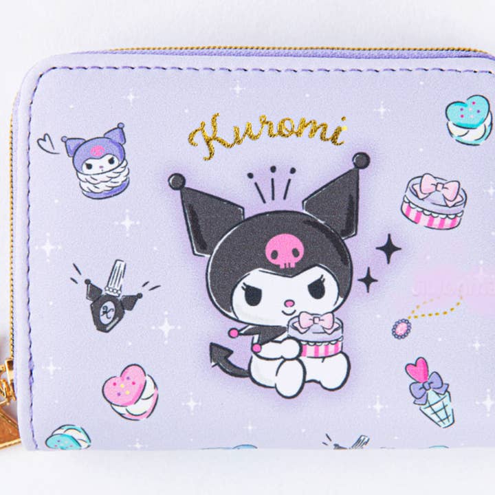 K-Wonderland – wholesale Wallet – Women's – Sanrio Characters Gold Zipper Charm Wallet Card Money Pouch2
