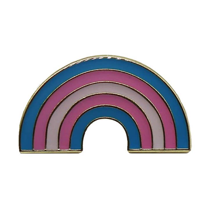 Trans* Horizon - Épingle en émail pour la vente par Merchbaendchen