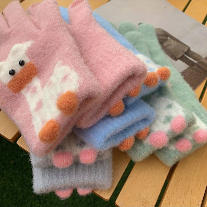 Funkyrel® Atzbranding Limited - Wholesale Gloves – Women's - Gloving - Cartoon Touchscreen Winter Gloves7