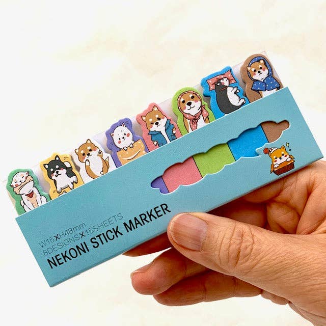 BCmini - Wholesale Sticky Notes - 85377 Nekoni Dog Sticky Notes