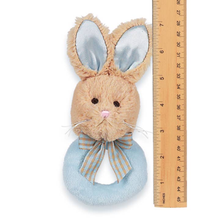 Bearington Collection - Wholesale Handheld Rattle - Baby - Lil' Bunny Tail Ring Rattle3