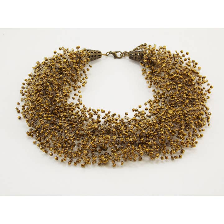 Brons Halsband Antik Brons Smycken Brons Årsdag Artisan Smycken Mamma Halsband Land Smycken Victorian Halsband för wholesale av Ninolia