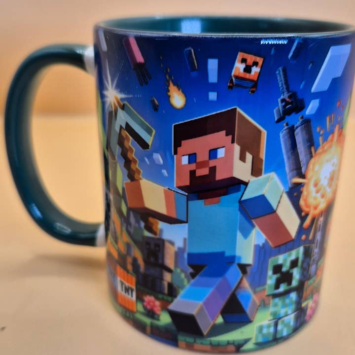 SubliMasterUK - Wholesale Coffee Mug - Minecraft-Themed Mugs – 20 Full-Color Designs! 11 oz sublimation mugs4