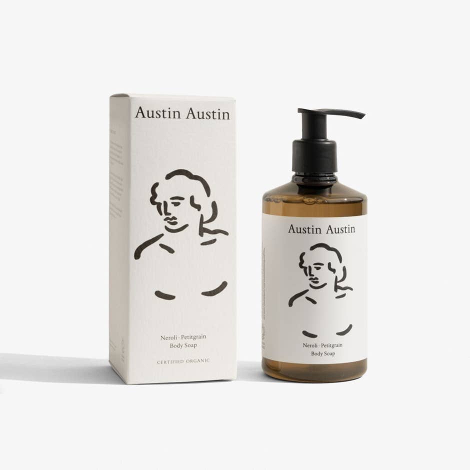 Austin Austin – Gel de banho por atacado – Sabonete corporal de néroli e petitgrain1
