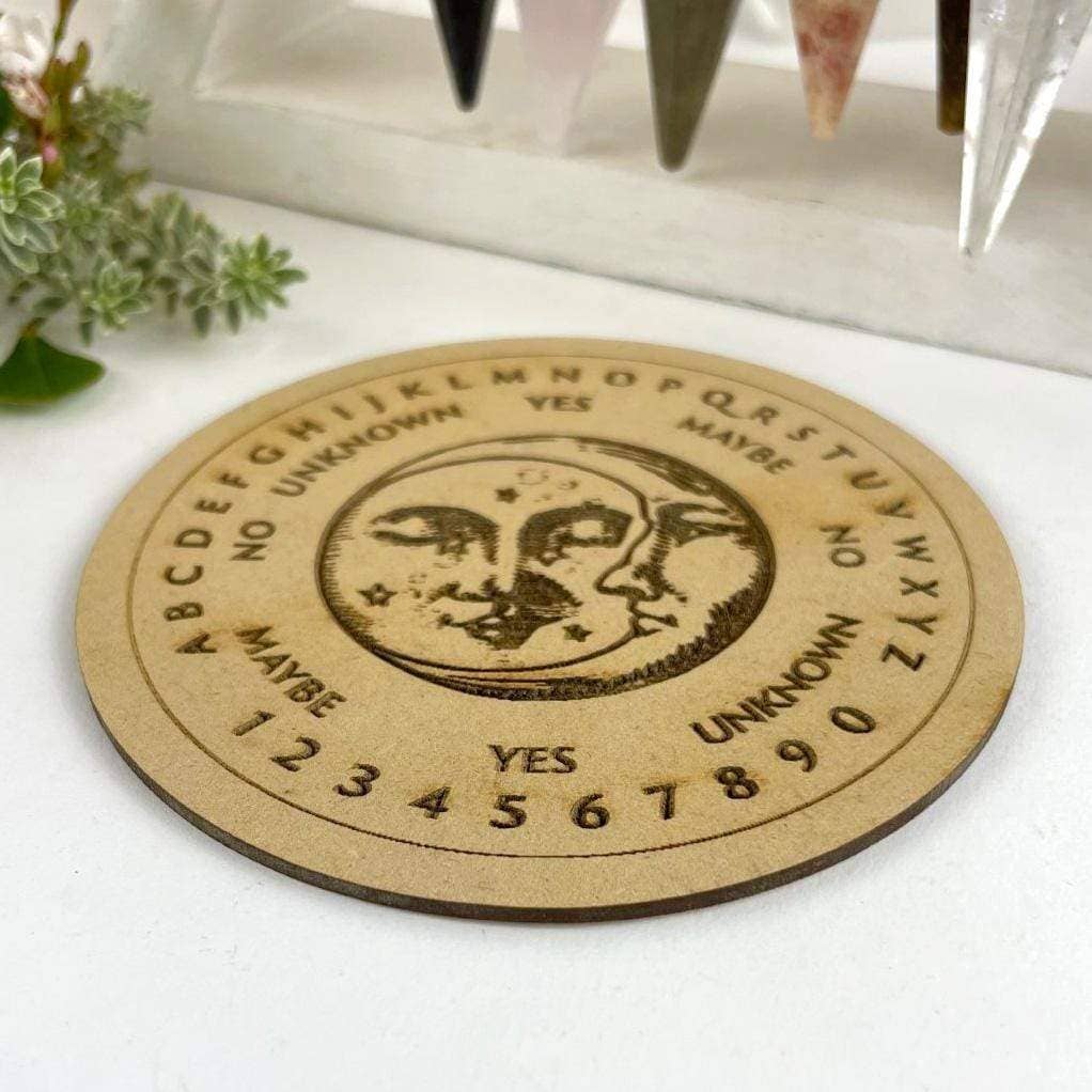 Rock Paradise - Venta al por mayor Artículo de meditación - Tablero de péndulo de cristal para adivinación y trabajo metafísico (RK15)3