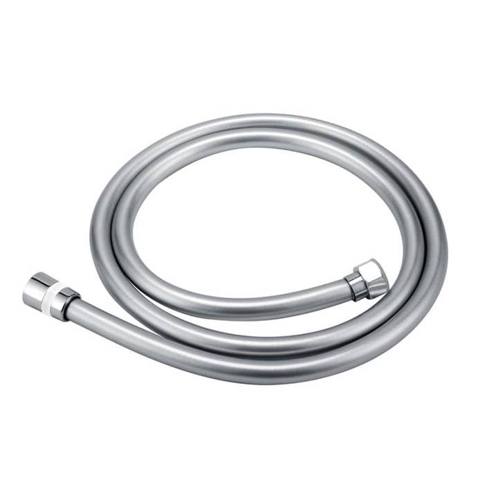 Stilform Handels GmbH - Wholesale Kitchen Tool/Gadget - Stilform silver shower hose 150 cm anti-kink protection stainless steel look