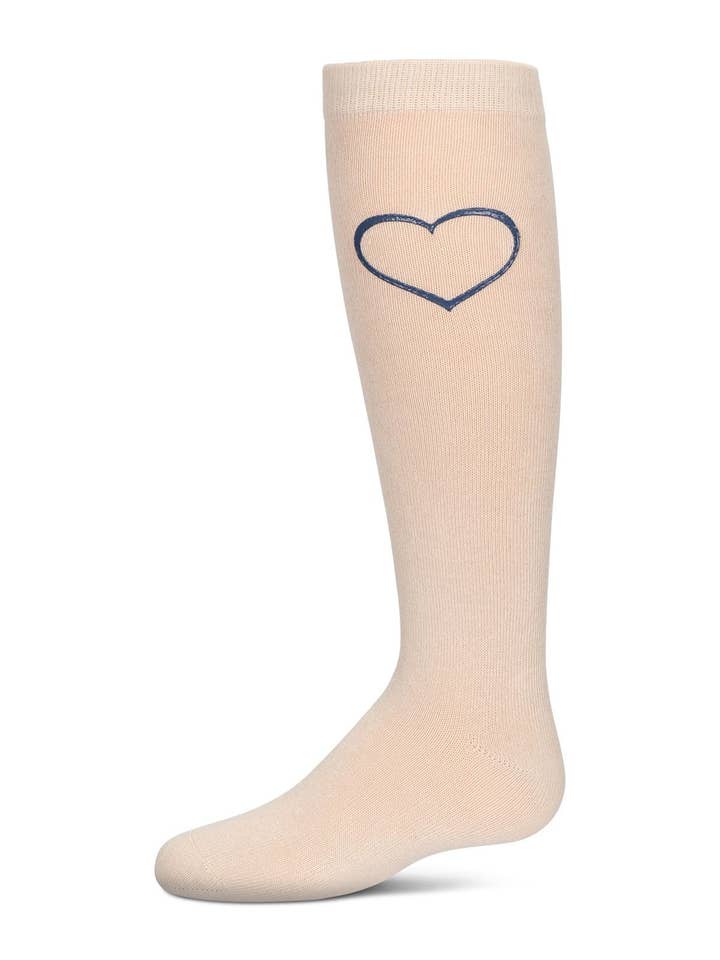 Infinity Classics International Inc. - Wholesale Socks - Women's - Puff Paint Heart Knee High3