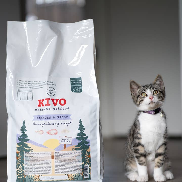 Kivo Petfood - Wholesale Pet Food - Cat - Turkey & Rice - 5kg - Kitten1