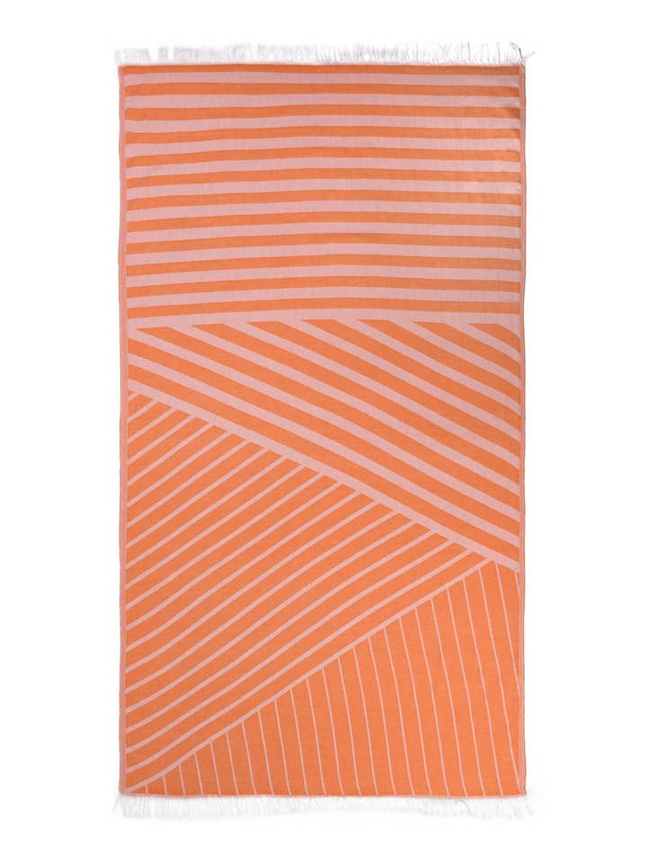 CROSS | PREMIUM BEACH TOWEL | ORANGE for wholesale by Yaqamoz