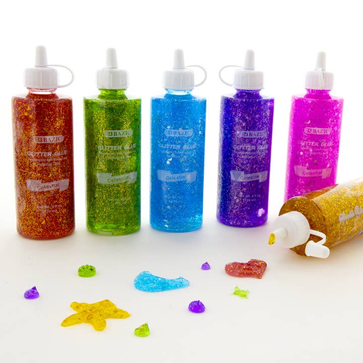 BAZIC Products - Wholesale Glitter - Glitter Glue Celestial Series 4 Oz. (120 mL)4