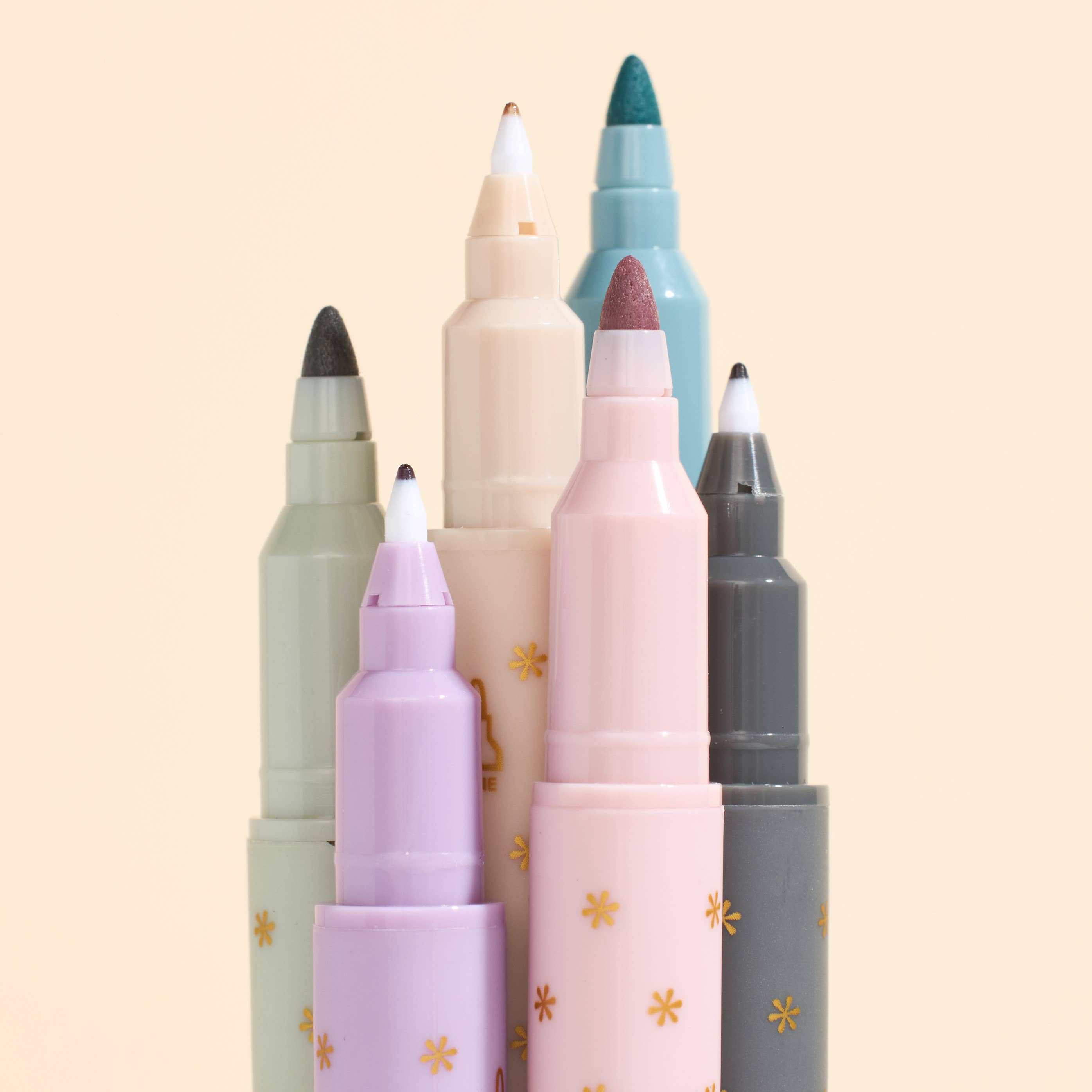 Erin Condren Design - Wholesale Marker - Dual-Tip Markers 6-pack - Pastel1