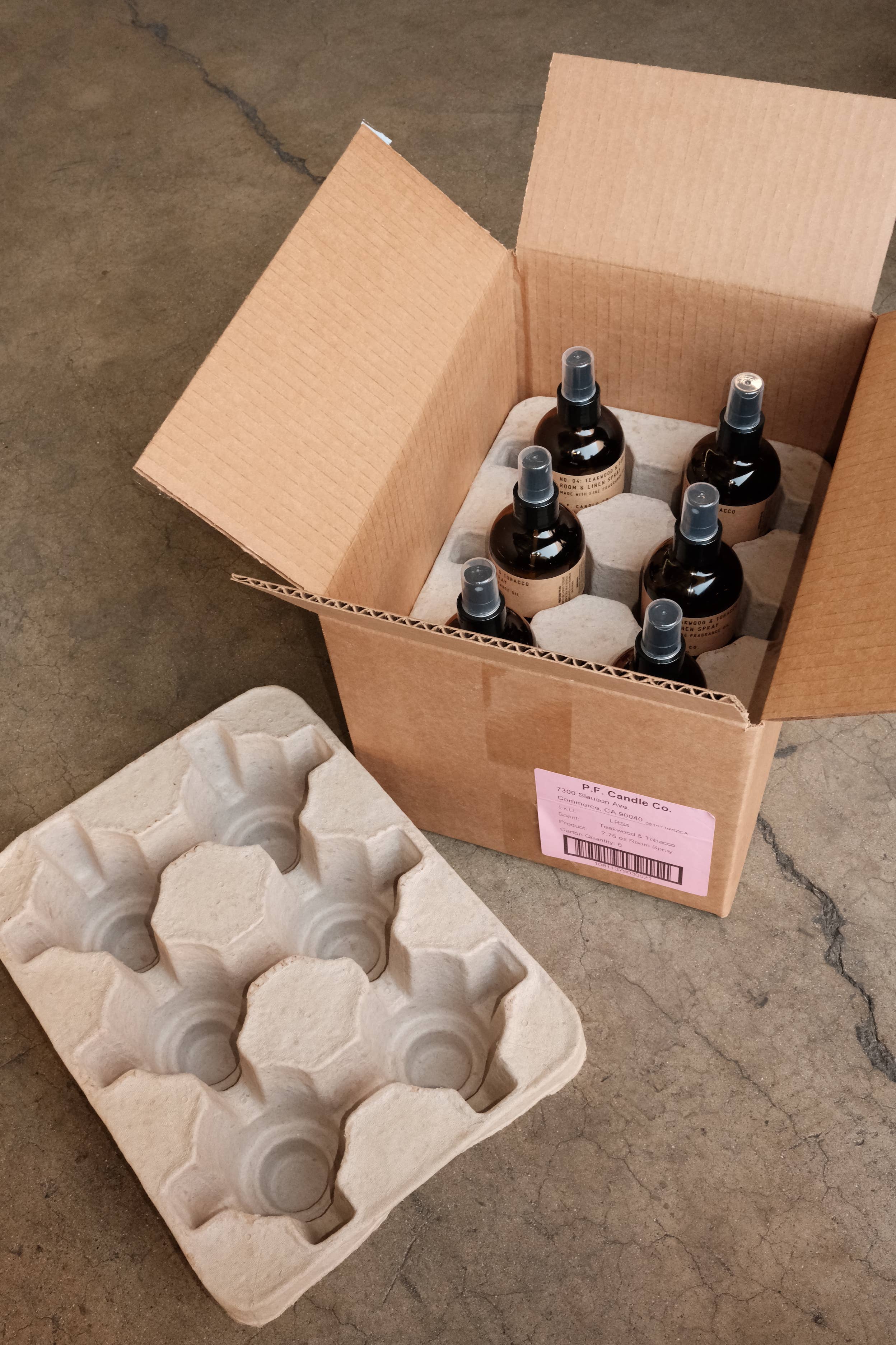 P.F. Candle Co. - Wholesale Room & Linen Spray - Amber & Moss - 7.75 fl oz Room & Linen Spray7