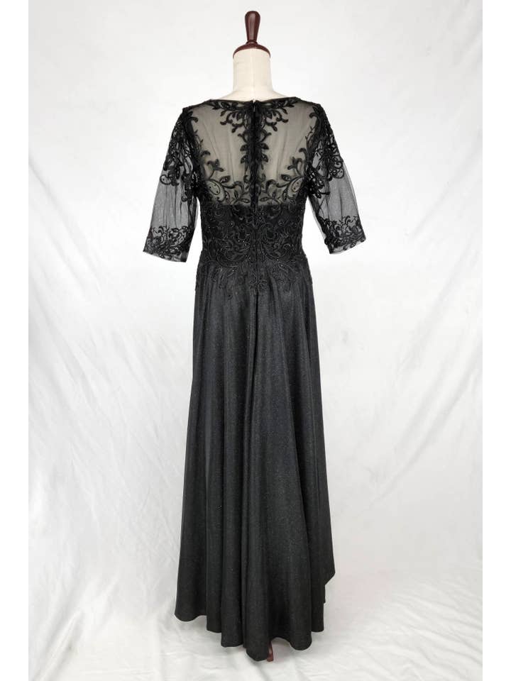 Chicas - Wholesale Dress – Women's - Missy Size Sleeved Long Dress with Pockets J006-S-4XL6