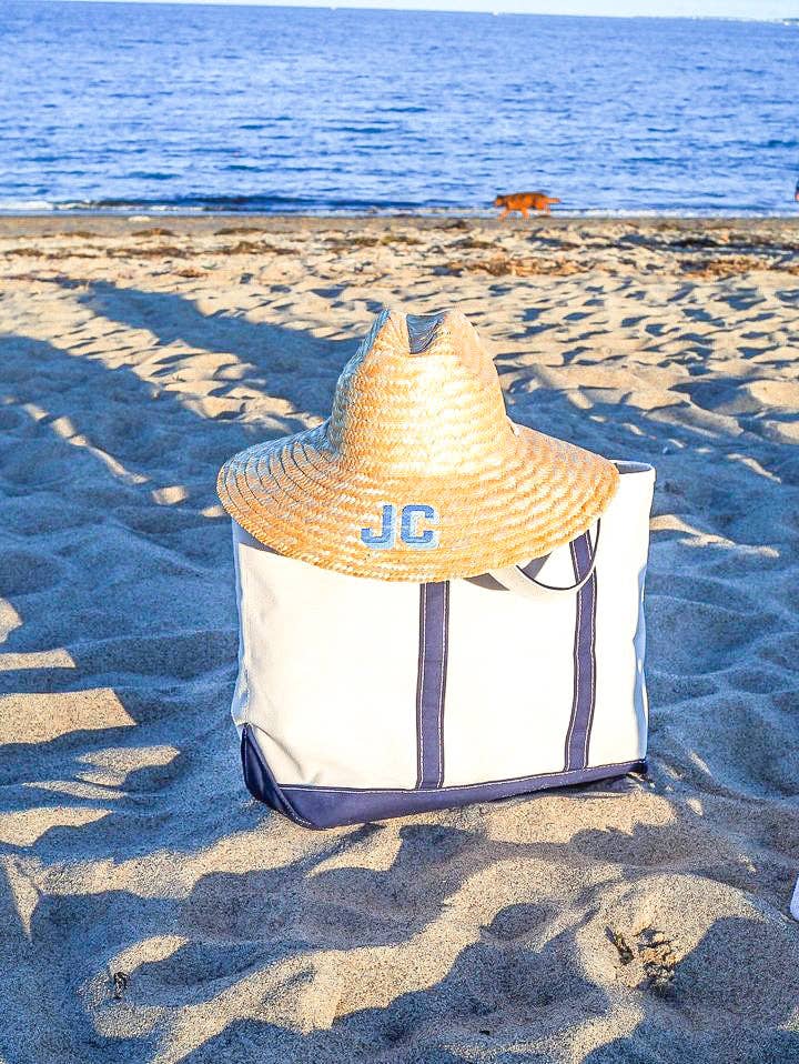 The Monogram Corner - Wholesale Straw Hat - Women's - BEACHCOMBER STRAW HAT1