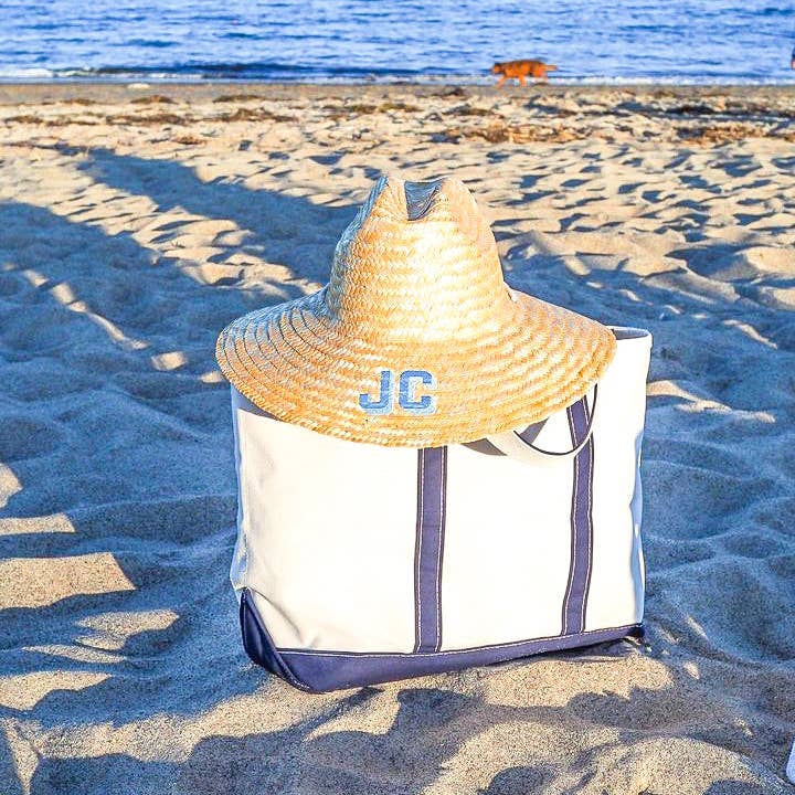 The Monogram Corner - Wholesale Straw Hat - Women's - BEACHCOMBER STRAW HAT1