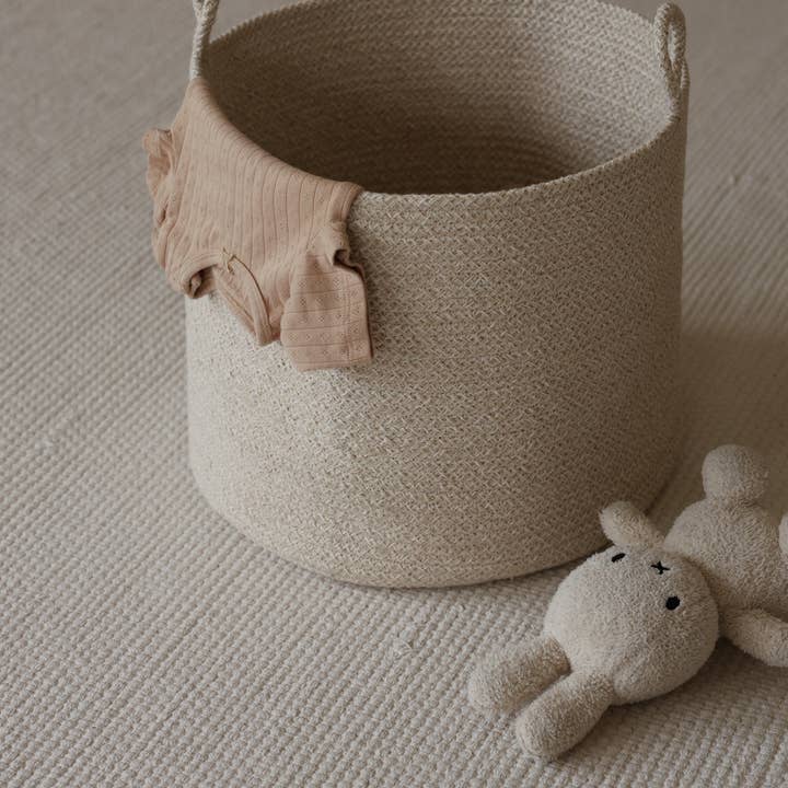 SUNNY HOME - Wholesale Basket - Loops Cotton Rope Basket - Large